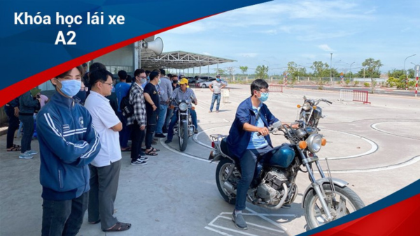 Học bằng lái moto hạng a2 tại Quận 11
