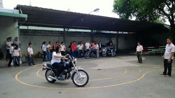 Học bằng lái moto hạng a2 tại Quận 6